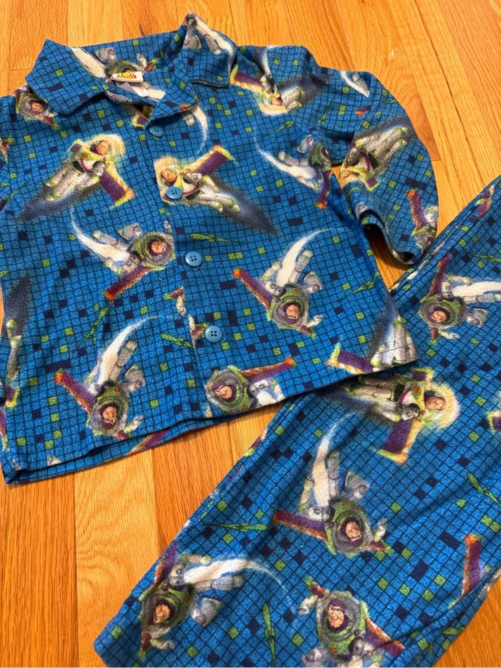 Buzz Lightyear Blue Kids Pajama Set